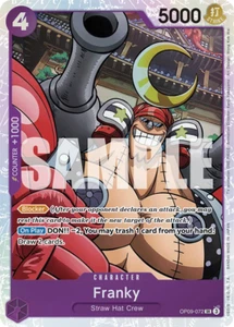 One Piece Emperors in the New World Franky Super Rare OP09-072 NM english - Picture 1 of 1