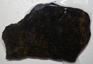 WRG - Pyroxen \ Bronzitplatte 102 Gramm Wyoming Lapidarachat Jaspis Rhyolith - Bild 1 von 5