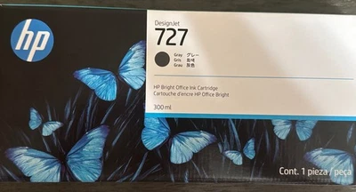 HP 727 F9J80A 300 Mil Gray Ink Cartridge for T Series Printer  - Image 1 of 2