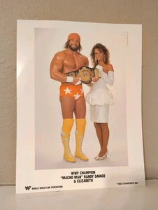 WWF Macho Man Randy Savage & Miss Elizabeth officially licensed 1988 Promo Photo - Picture 1 of 2