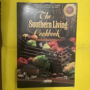 Vintage 1993 The Southern Cookbook Windows Multimedia Edition 3 Disketten 3,5 Discs - Bild 1 von 3