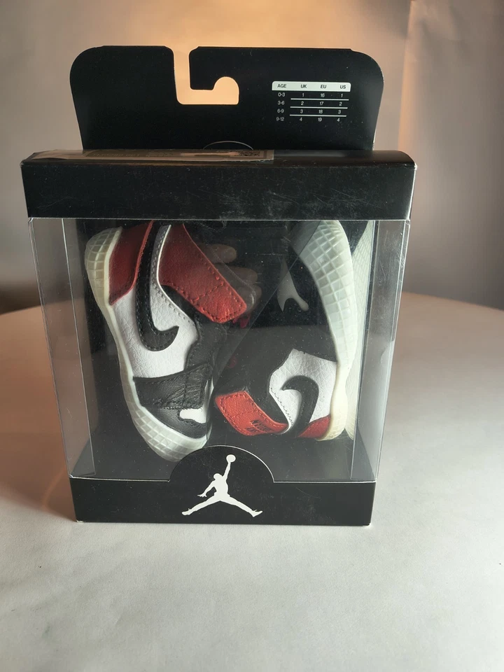 Jordan JORDAN 1 CRIB BOOTIE / infant 2C / HJ9289061 / Red /Black /White