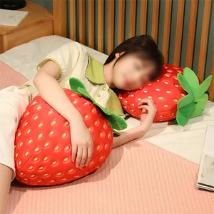 15Inch Soft Cute Strawberry Shaped Plush Doll For Pillow Gift Home Decoration - Picture 1 of 5