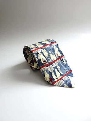 Corbata de cuello Moomin Muumi 1997 L'asesor Helsinki cómics en finlandés 100 % seda rara Foto 1 de 4