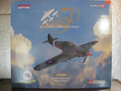 CORGI AVIATION ARCHIVE AA35508 HURRICANE 'NIGHT REAPER' 1:32 SEE AD. (F1) - Image 1 of 4