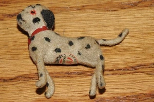 Wagner Künstlerschutz Vintage W Germany Handarbeit BEFLOCKT Tier Dalmatiner Hund*** - Bild 1 von 10