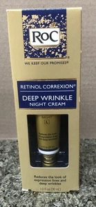 Crema de noche arrugas profundas ROC Retinol Correxion 1 oz - fórmula antigua - Imagen 1 de 6