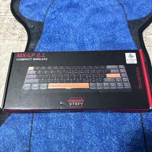 Cherry MX-LP 2.1 Compact Wireless RGB Gaming Keyboard MX Silver Speed Switches - Picture 1 of 3