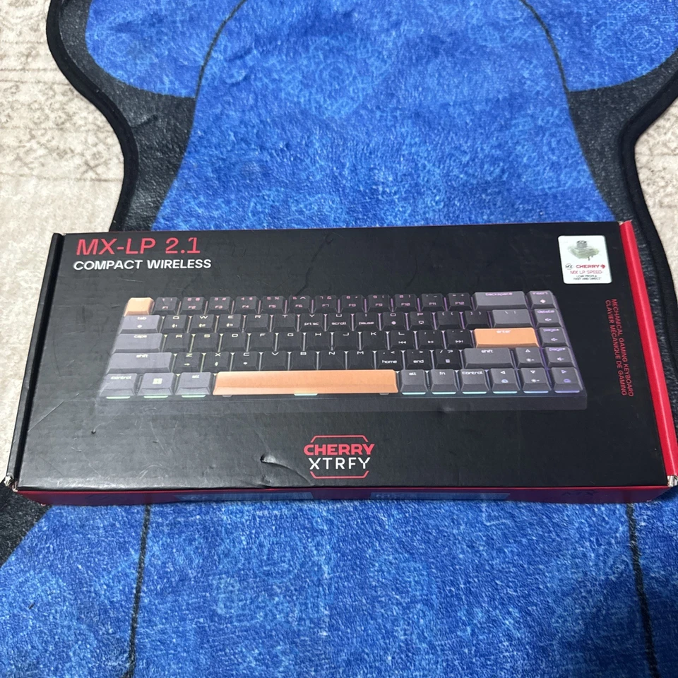 Cherry MX-LP 2.1 Compact Wireless RGB Gaming Keyboard MX Silver Speed Switches - Image 1 of 3