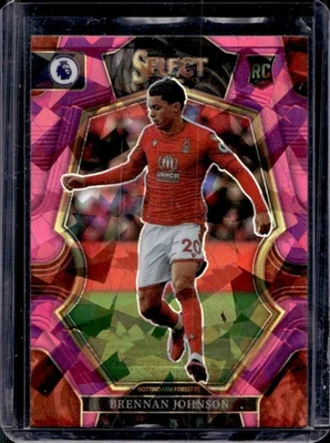 2022 Select Premier League Brennan Johnson RC Pink Ice Mezzanine #111 Nottingham - Image 1 of 2