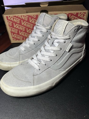 Scarpe alte Vans SB blu chiaro grigio