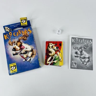 K-9 Capers Memory Card Game 12 Minutes Games Gamewright 6+, 2-4 Players COMPLETE - Image 1 of 4