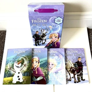 Disney Frozen : The Ice Box, 4PC Set Board Books-Olaf, Anna, Elsa, Kristoff Sven - Picture 1 of 7