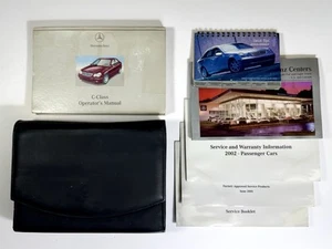 2001-2004 Mercedes-Benz C-Class C240 C320 C32 AMG OEM Owner’s Manual Set w/ Case - Picture 1 of 3