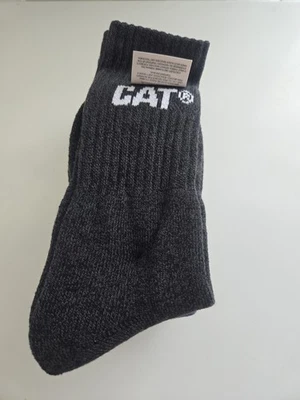 Paquete de 3 calcetines CATERPILLAR para hombre talla 8-12 bota de peso medio negro/azul/gris  Foto 1 de 2