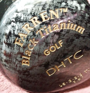 FARREN 'S BLACK TITANIUM GOLF CLUB HEADS ALL degrees - Picture 1 of 17