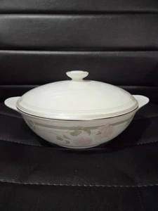 Royal Doulton Twilight Rose Covered Serving Bowl Bone China England - Picture 1 of 7