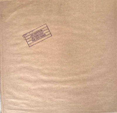 Led Zeppelin ‎In Through The Out Door Original UK LP Strawberry Etched RARE - Image 1 of 4