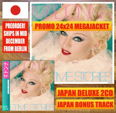 JAPAN PROMO MEGAJACKET+ BEDTIME STORIES THE UNTOLD CHAPTER 2 CD MADONNA PREORDER - Image 1 of 4