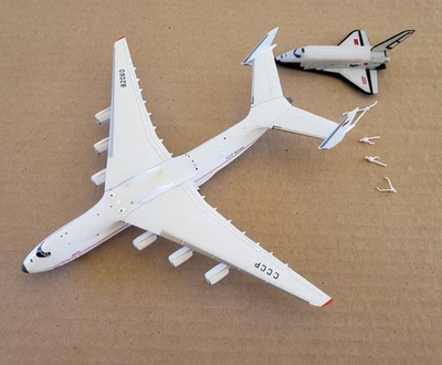 Transbordador 1:400 An-225 Mriya & Buran CCCP-82060 Programa Espacial Soviético Alas HX/YY Foto 1 de 4