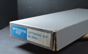 Teledyne Post Lettering Set No. 38KA 050 - Picture 1 of 17