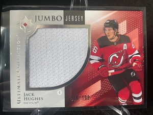 24-25 ULTIMATE COLLECTION JUMBO JERSEY - JACK HUGHES /199 #10 NEW JERSEY DEVILS - Picture 1 of 1