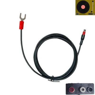 Filo di terra plug-in per giradischi per Technics SL-QD22 SL-QD33SL-BD10 BD20 BD22 B... - Immagine 1 di 4