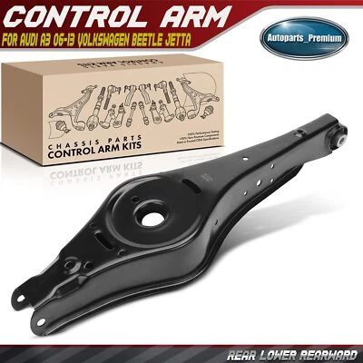 Rear L or R Lower Rearward Control Arm for Audi A3 06-13 Volkswagen Beetle Jetta - Image 1 of 4