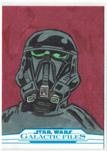 Star Wars Galactic Files 2017 Topps Artist Sketch Card by Ibrahim Ozkan (a) - Picture 1 of 2