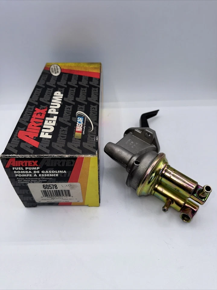 Bomba de combustible mecánica Airtex 60578 para modelos Ford Lincoln Mercury 1979-1991 Foto 1 de 4