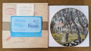 Vintage 1973 Gorham BEAUVOIR Southern Landmark Series Collector Plate, Ø10.7" - Picture 1 of 7
