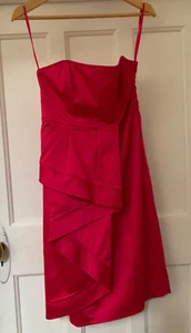 Ted Baker Dress Womens UK Size 1 (Small) Mini Party Red - Picture 1 of 12