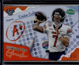 2024 Bowman U Best Kaidon Salter Making the Grade Orange Refractor 13/25 - Picture 1 of 2