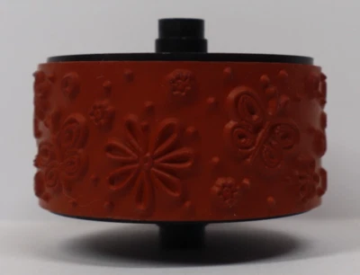 Estampación de goma alrededor de 1" rueda MARIPOSAS Y FLORES Foto 1 de 3