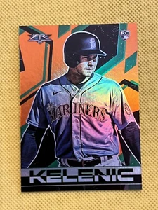 2021 Topps Fire Jarred Kelenic /299 Orange Foil RC MLB Baseball Rookie Card # 67 - Picture 1 of 5
