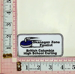 Curling Okanagan Finalist High School B.C. Vest Jacket Patch Crest Badge - Picture 1 of 1