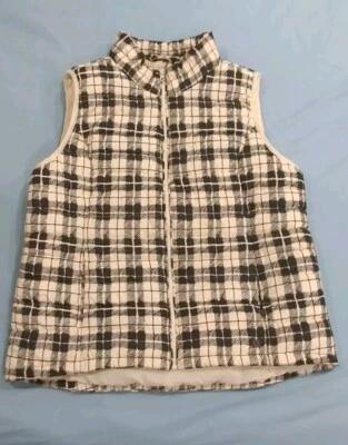 Chaleco acolchado con cremallera completa talla grande talla grande con volantes talla grande Foto 1 de 4