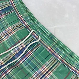 Polo Ralph Lauren Men's Green Multi Color Plaid Pattern Cotton Blend Trunks XXL - Picture 1 of 6