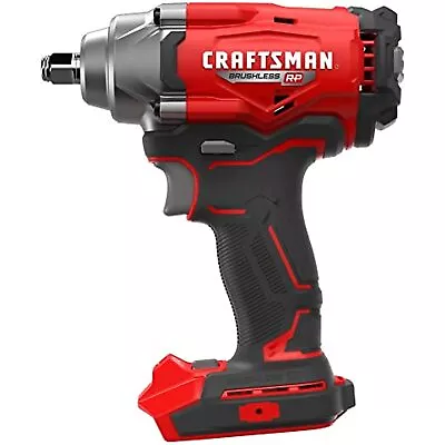CRAFTSMAN 20V Brushless Cordless Impact Driver, 1/2 IN, Tool Only (CMCF921B) - Image 1 of 4
