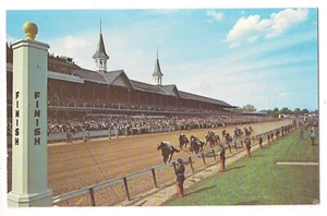 CHURCHILL DOWNS Horse Racing Track Louisville Kentucky Postcard KY  - Picture 1 of 2