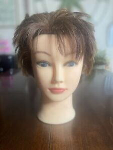 Mannequin Diane Fromm « Lucy » tête cosmétologie vrais cheveux 10 » (14 onces)