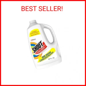 Shout Active Enzyme Laundry Stain Remover Spray, Triple-Acting Formula Clings, P - Picture 1 of 2
