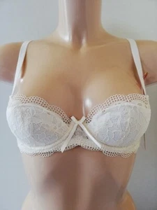 KOLLE SERRE SOUTIEN GORGE TAILLE 85B MODELE BEAUTIFUL DECOLTE COULEUR IVOIRE - Picture 1 of 3