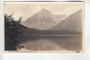 Hileman Real Photo Postcard Lake McDonald Glacier National Park MT - Picture 1 of 1