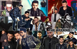 THE WEEKND Poster collage - Foto 1 di 3
