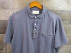 Denim Supply Ralph Lauren Polo Shirt Mens Xl Gray Cotton Golf Pullover Pocket