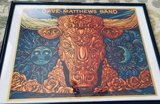 Dave Matthews Band Poster 2023 Houston Woodlands, TX - 05/19/23 Slater - M/NM