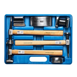 KRAFTPLUS Karosserie Ausbeulsatz Ausbeulhammer Ausbeulwerkzeug Ausbeulset 7-tlg.