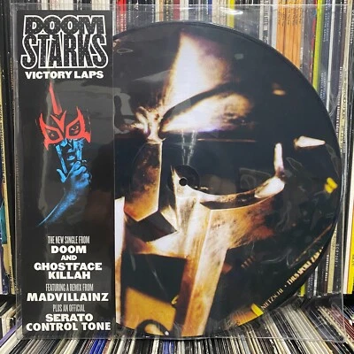 MF DOOM + GHOSTFACE KILLAH - DOOMSTARKS - VICTORY LAPS (12" PICTURE DISC) MADLIB - Image 1 of 4