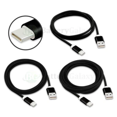 Lote de 1-100 Cable Cargador Trenzado USB Tipo C para Google Pixel 1/2/XL/2 XL Foto 1 de 4